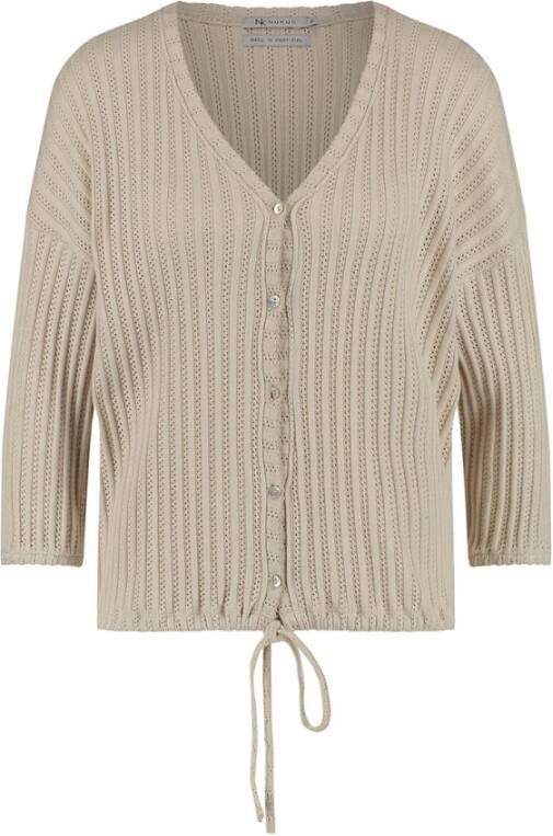 Nukus Vest Beige Dames