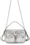 Núnoo Helena Schoudertas Gerecycled Materiaal Gray Dames - Thumbnail 1