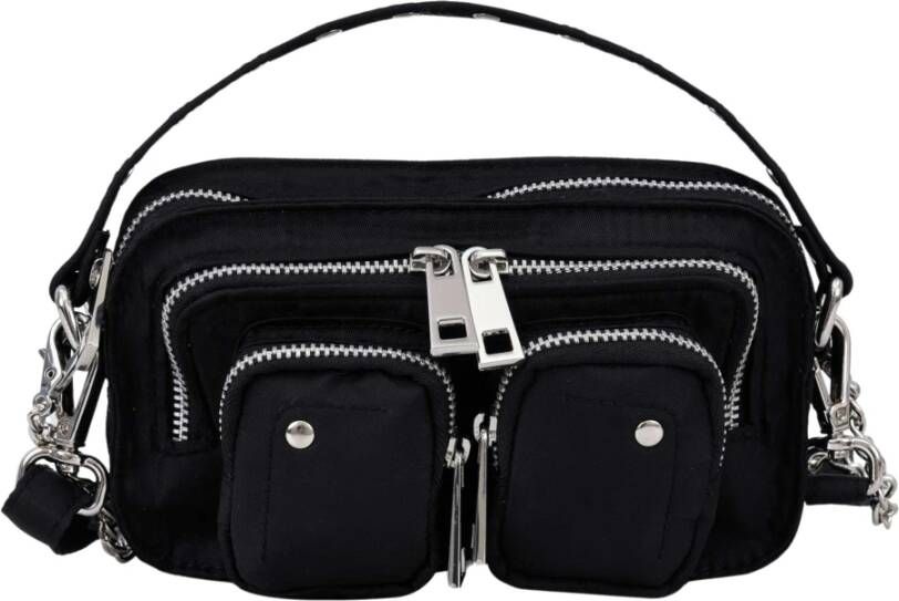 Núnoo Helena Nylon Schoudertas Black Dames