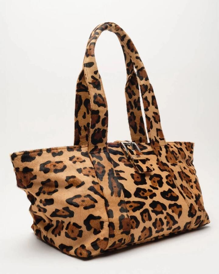 Núnoo Dots Deluxe Maxi Shopper Tas Brown Dames