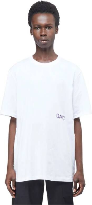 Oamc T-shirts Wit Heren