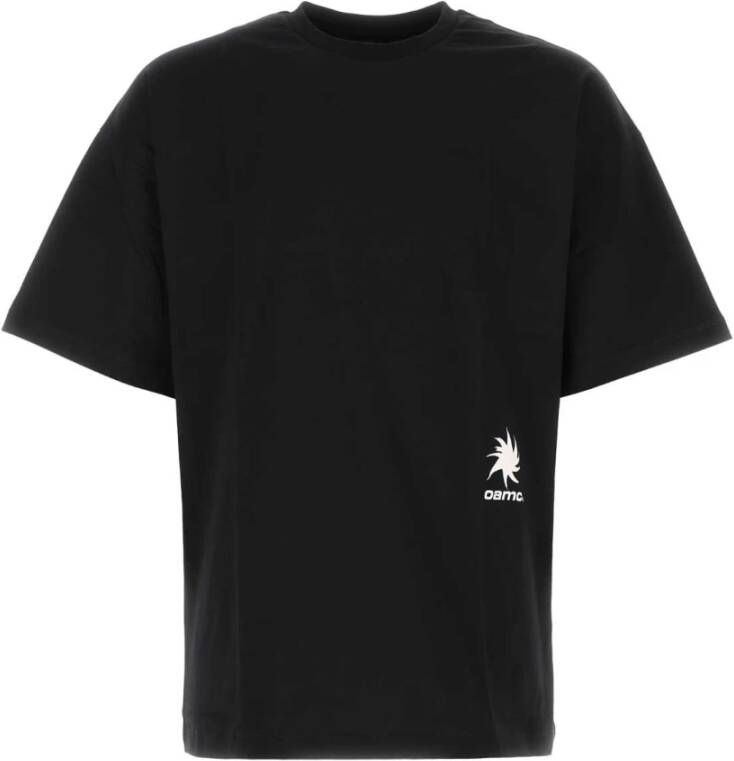 Oamc Zwart katoen Oversize T-shirt Zwart Heren