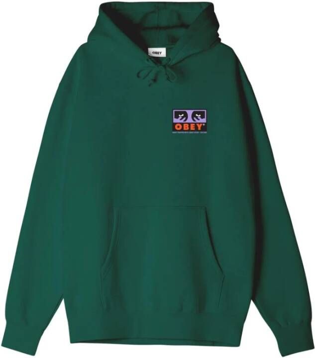 Obey Adventure Green Subvert Hoodie Groen Heren