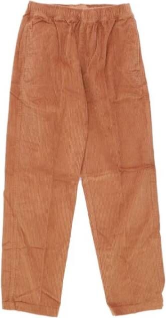 Obey Brede broek Bruin Heren