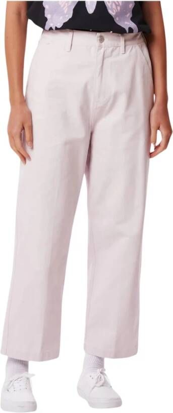Obey Brighton timmerman broek Paars Dames