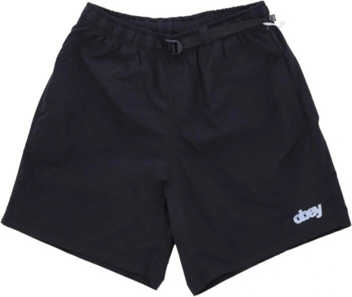 Obey Casual Shorts Zwart Heren