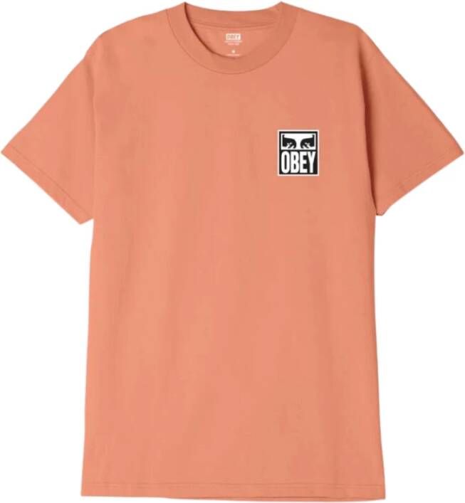 Obey Citrus Eyes Heren T-shirt Pink Heren
