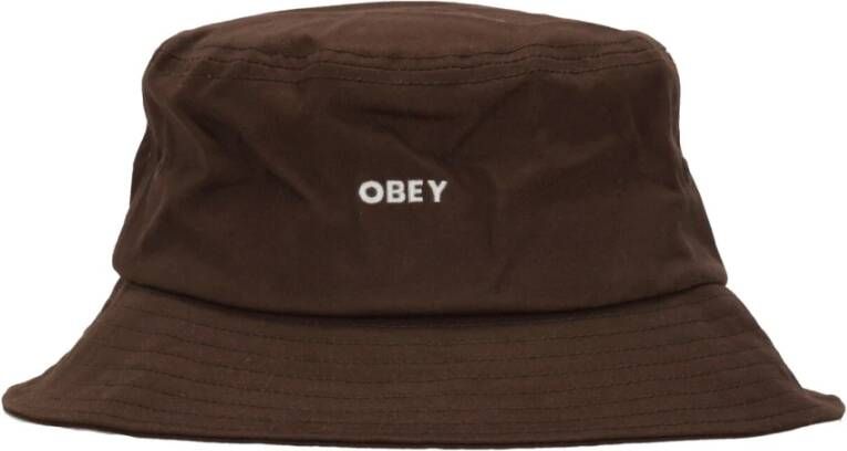 Obey Hats Bruin Heren