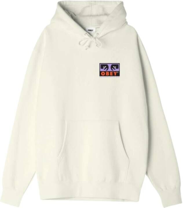 Obey Premium Hoodie voor Mannen Beige Heren