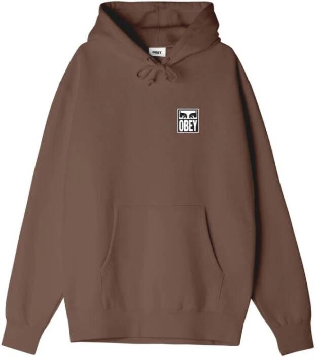 Obey Hoodie Bruin Heren