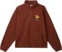 Obey Hoodie met Ritssluiting Bruin Heren - Thumbnail 1