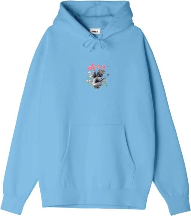 Obey Hoodies Blauw Heren
