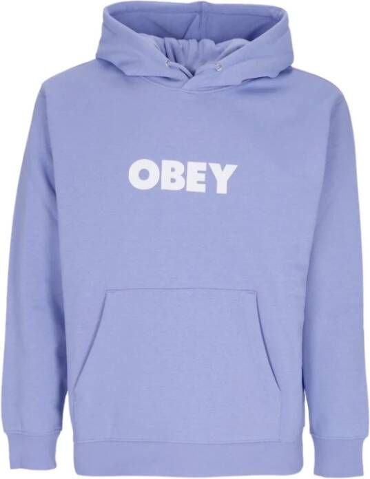 Obey Hoodies Purple Heren