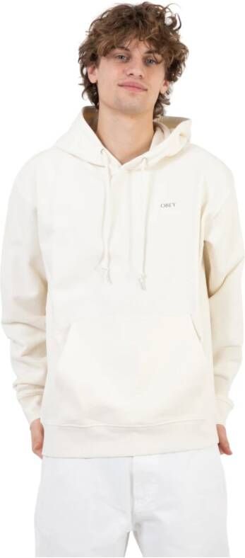 Obey Lichte Hoodie Mannen Peace Dove Blauw Beige Heren