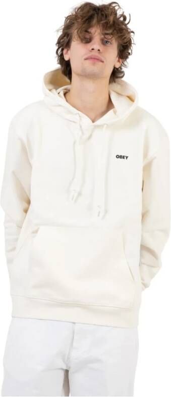 Obey Lichtgewicht Hoodie Franse Terry White Heren