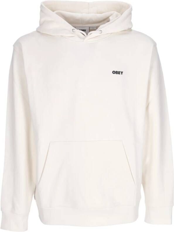 Obey Hoodie White Heren