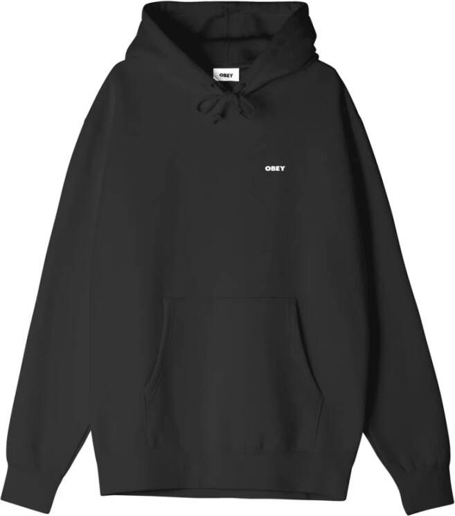 Obey Lichtgewicht Hoodie Franse Terry Black Heren
