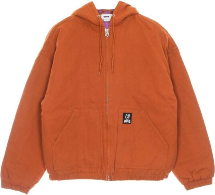 Obey Jack met capuchon Oranje Heren