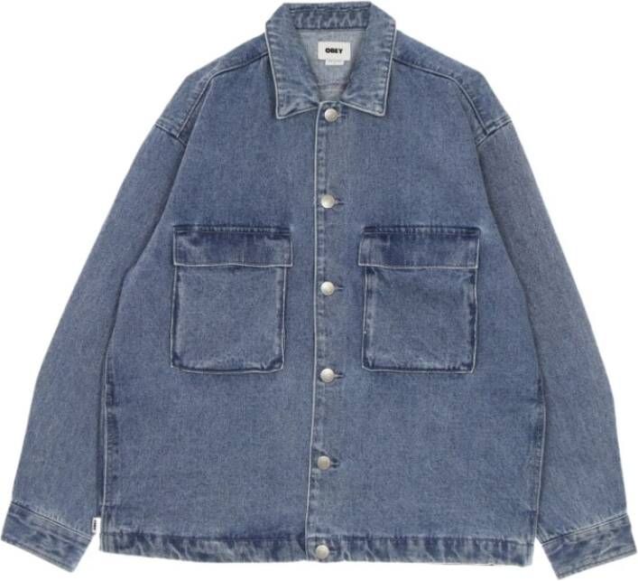 Obey jasje Blauw Heren