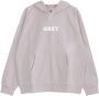 Obey Lichtgewicht hoodie Bold Premium Franse Terry Grijs Heren - Thumbnail 1