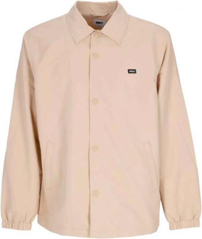 Obey Light Jackets Beige Heren