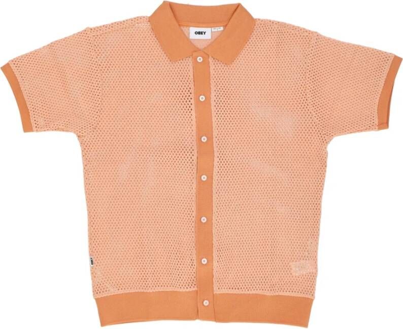 Obey Polo Shirt Oranje Heren