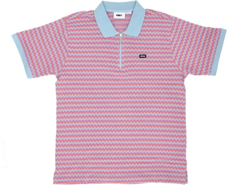 Obey Polo Shirt Roze Heren