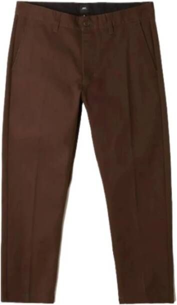 Obey Rechte broek Bruin Heren