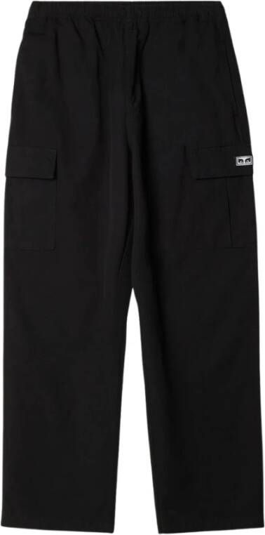 Obey Zwarte Broek Stijlvol en Trendy Black Heren