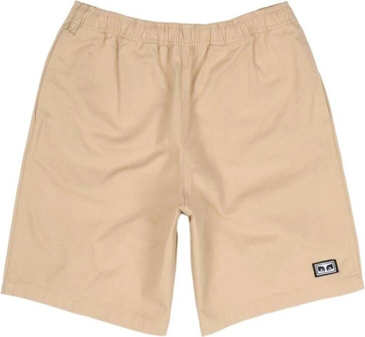 Obey Shorts Beige Heren