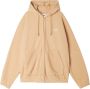 Obey Fleece Zip Hoodie Jas Beige Heren - Thumbnail 1