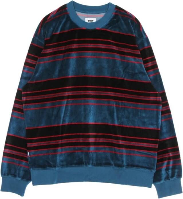 Obey sweatshirt Blauw Heren