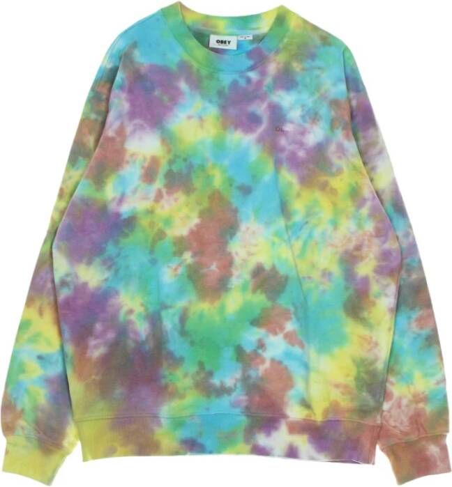 Obey sweatshirt Blauw Heren