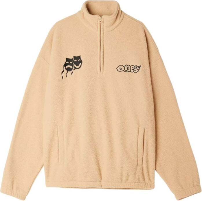 Obey Sweatshirt & Hoodies Beige Heren