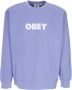 Obey Sweatshirt Purple Heren - Thumbnail 1