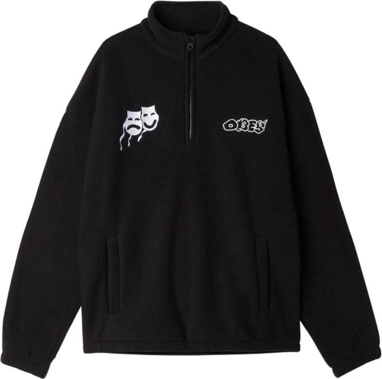 Obey Sweatshirt Zwart Heren