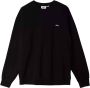 Obey Zwarte Lichtgewicht Crewneck Sweatshirt Bold Box Fit Black Heren - Thumbnail 1
