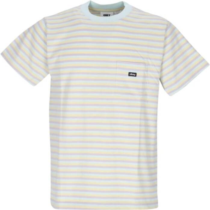 Obey t-shirt Beige Heren