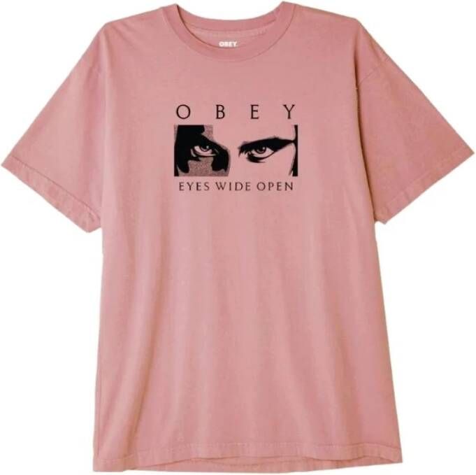Obey t-shirt Roze Dames