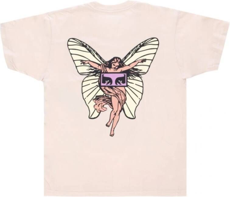 Obey T-shirts Roze Heren