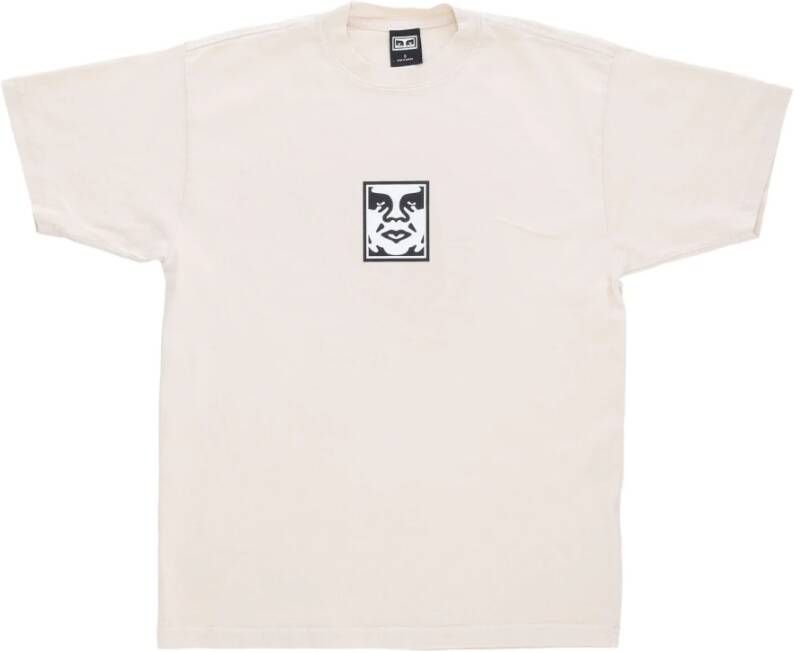Obey T-Shirts White Heren