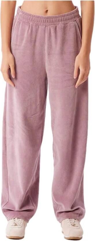 Obey Chenille Trainingsbroek Lila Pink Dames