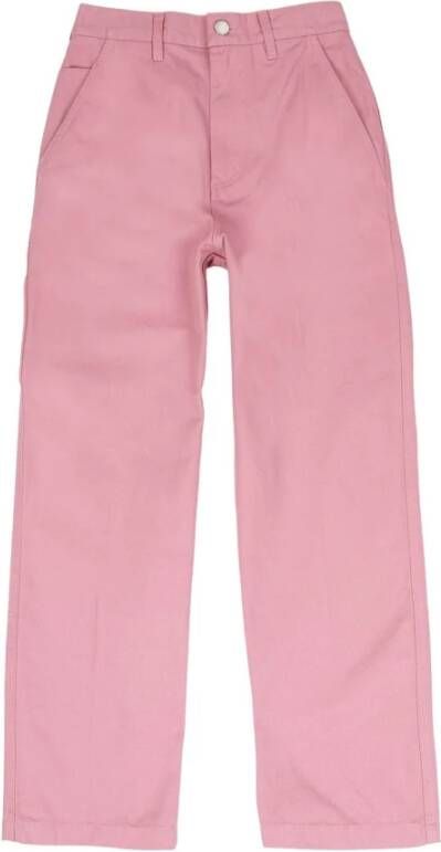Obey Trousers Roze Dames