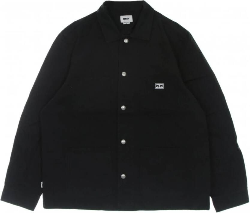 Obey Workwear Estate Jacket Zwart Heren