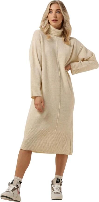 OBJECT Dames Jurken Abbie L s Knit Dress Beige - Foto 3