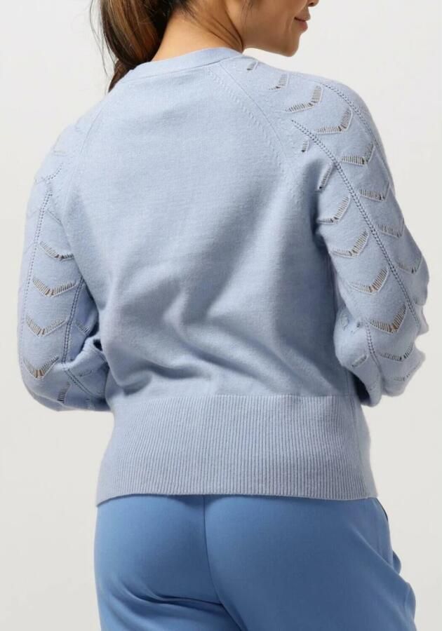 OBJECT Dames Truien & Vesten Objeva L s Knit Cardigan Lichtblauw - Foto 2