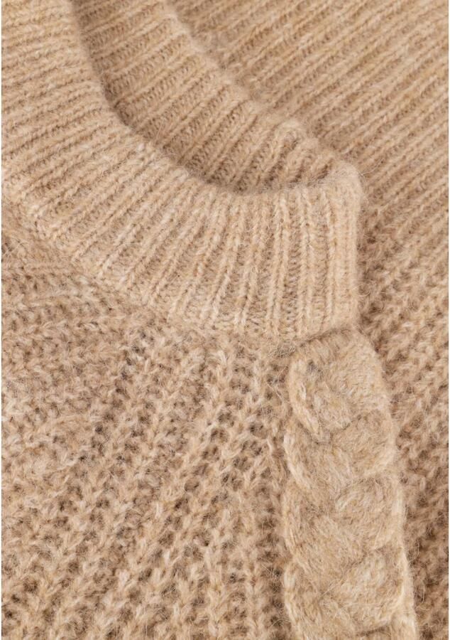 OBJECT Dames Truien & Vesten Objruna Knit L s Re Pullover Bruin