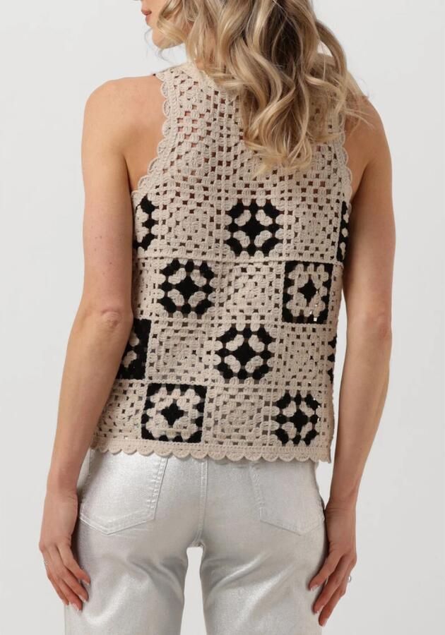 OBJECT Dames Tops & T-shirts Objfadia Re S l Knit Top Zand - Foto 2