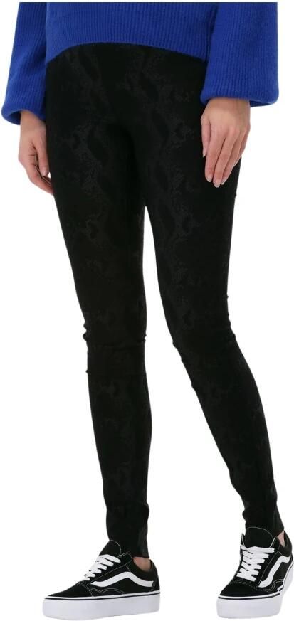 Object Dames Broeken Belle Mw Coated Legging Black Dames - Foto 5