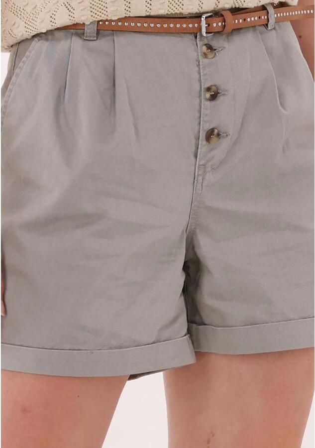 Object Dames Jeans Ocean Hw Twill Shorts Beige Dames - Foto 2